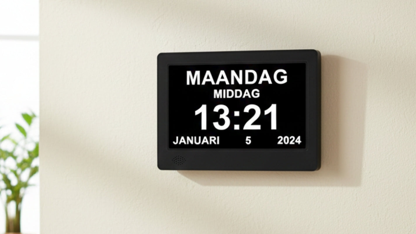 De beste plek voor een klok bij slechtziendheid en dementie: Waarom één vaak niet genoeg is