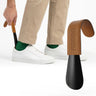 Schoenlepel Klein – 15 cm – Metaal – Zwart/Bruin