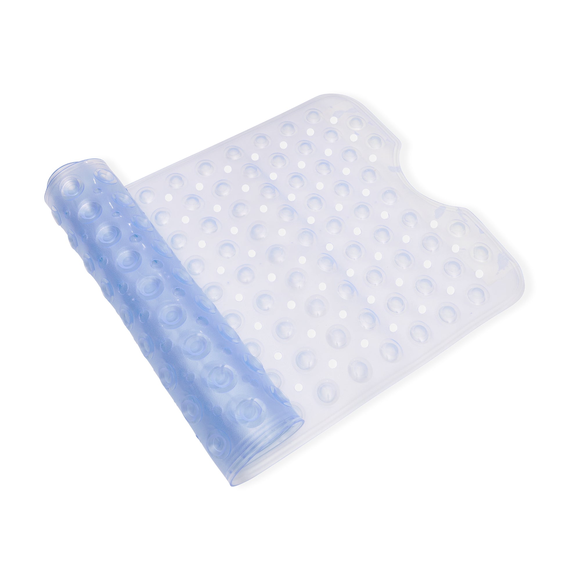 GEASY antislip badmat 100x40 cm opgerold, BPA-vrij, anti-slip en veilig voor bad en douche