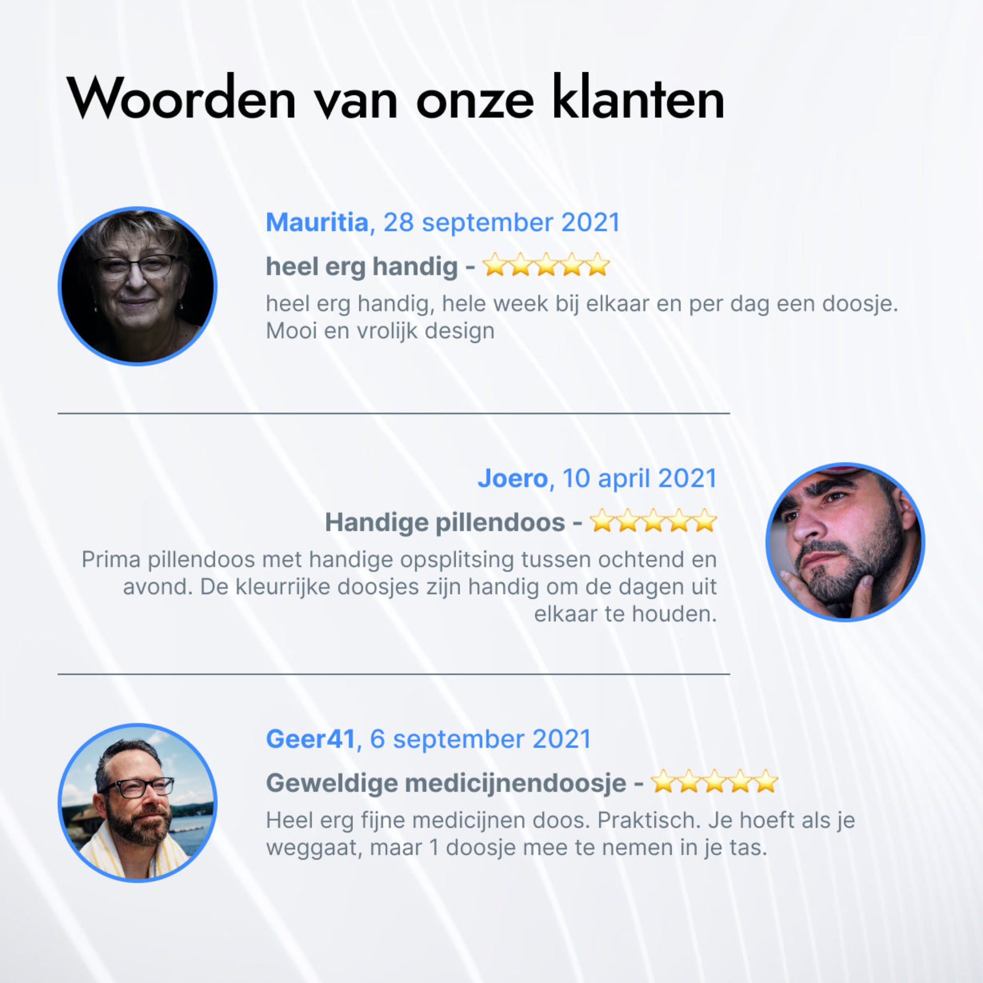 Klantbeoordeling GEASY pillendoos 7 dagen 2 vakken – positieve reviews over gebruiksgemak en kwaliteit
