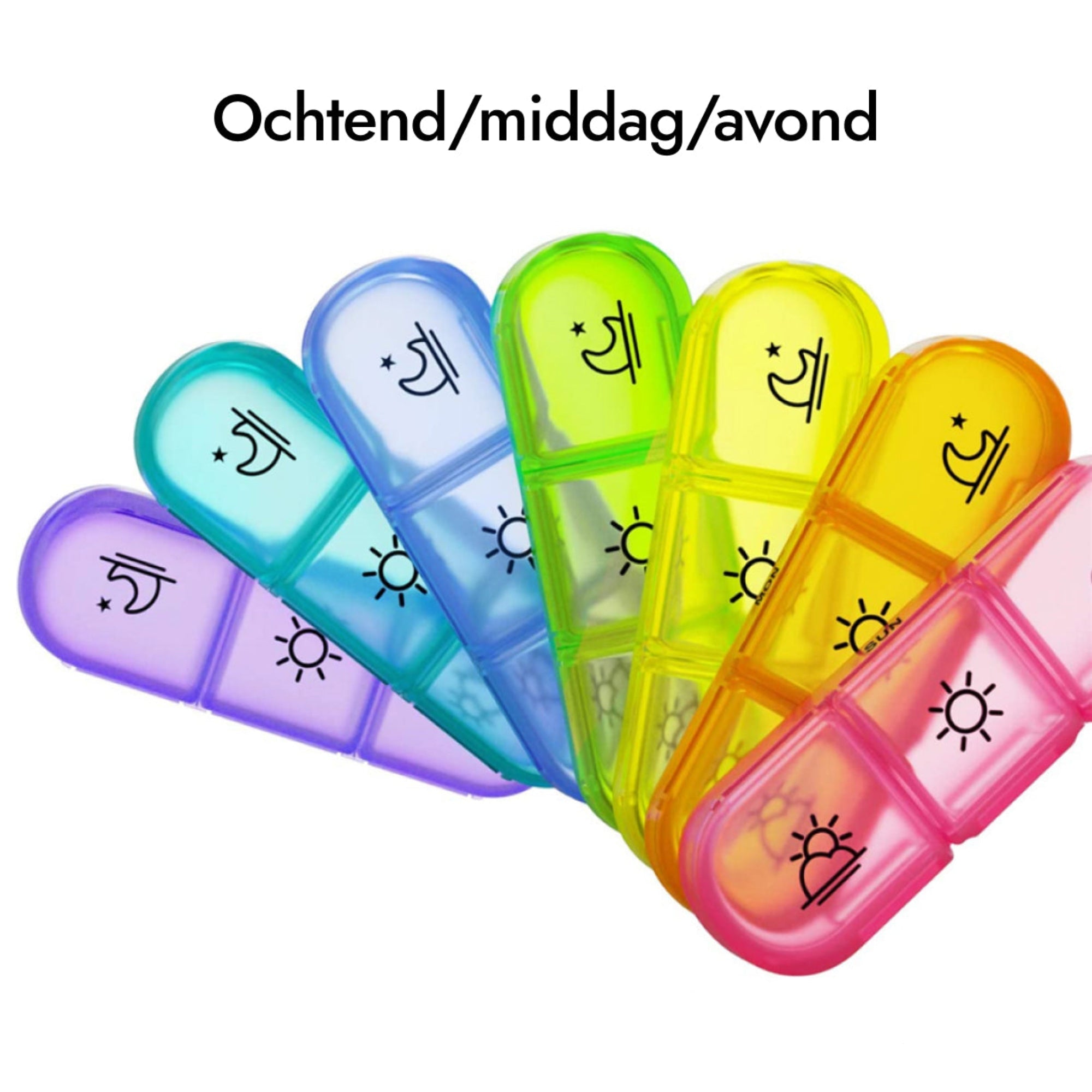 Pillendoos 7 dagen 3 vakken – overzichtelijke dagindeling voor medicatiebeheer