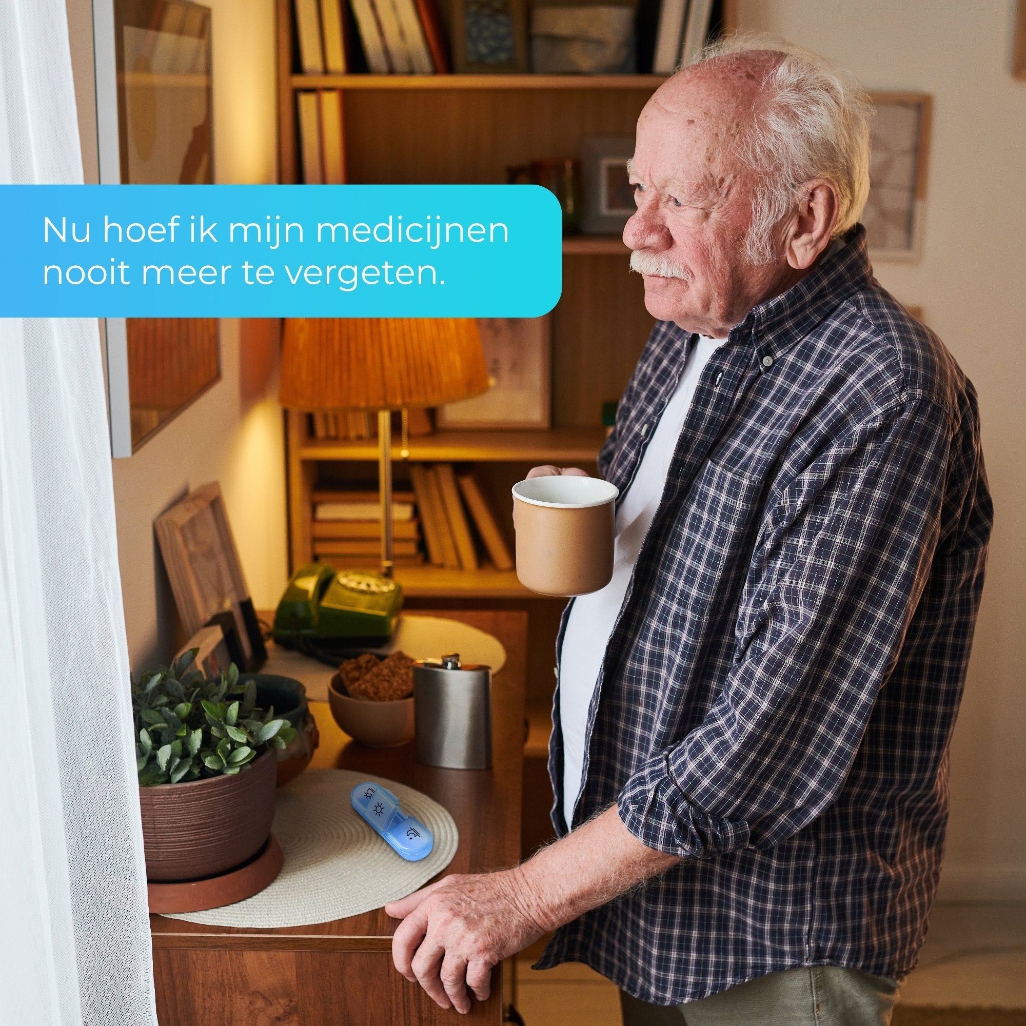 Pillendoos 7 dagen 3 vakken zwart-gekleurd – handige medicijn organizer met dagindeling voor ochtend, middag en avond