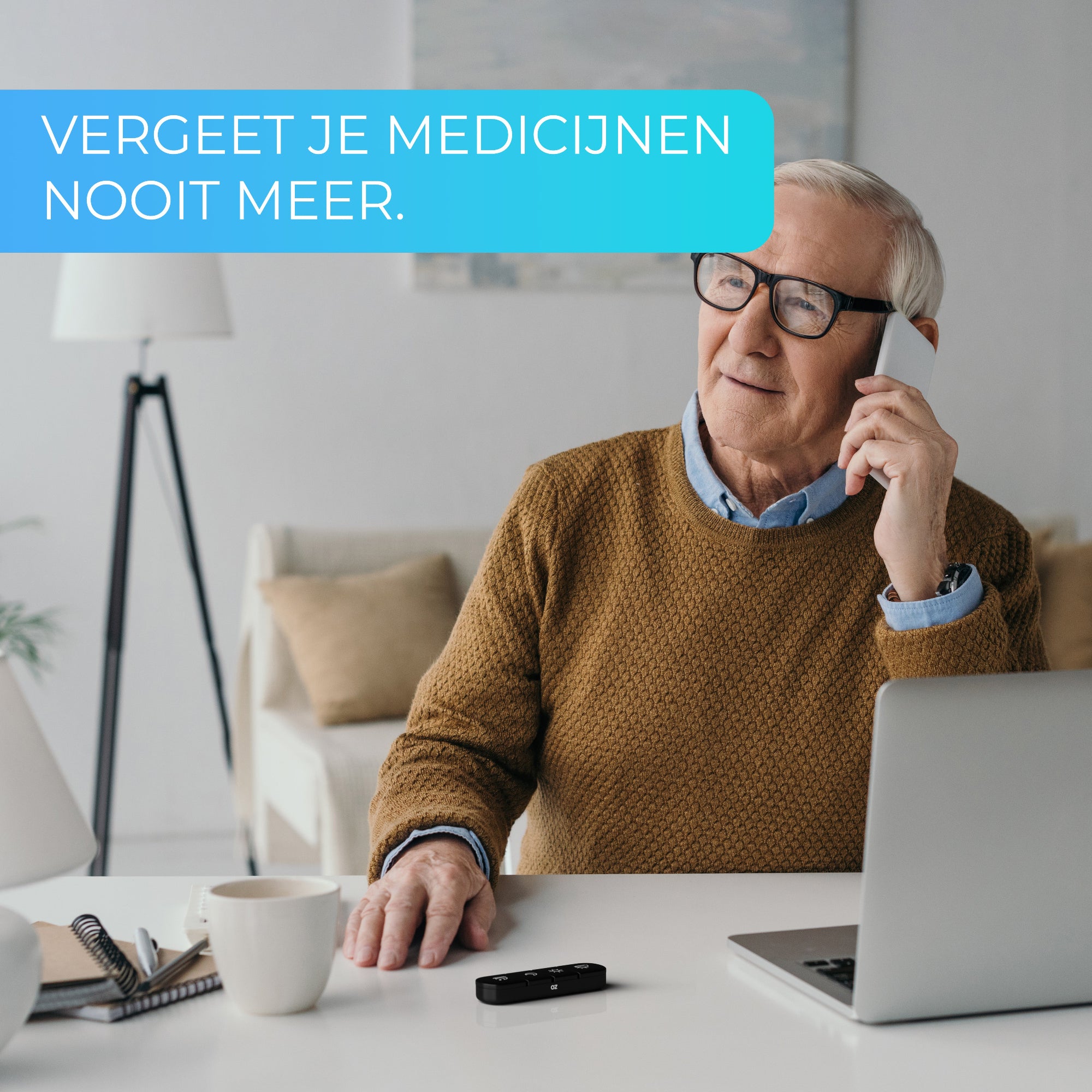 Pillendoos 7 dagen 4 vakken zwart – handige medicijn organizer met dagindeling voor ochtend, middag, avond en nacht