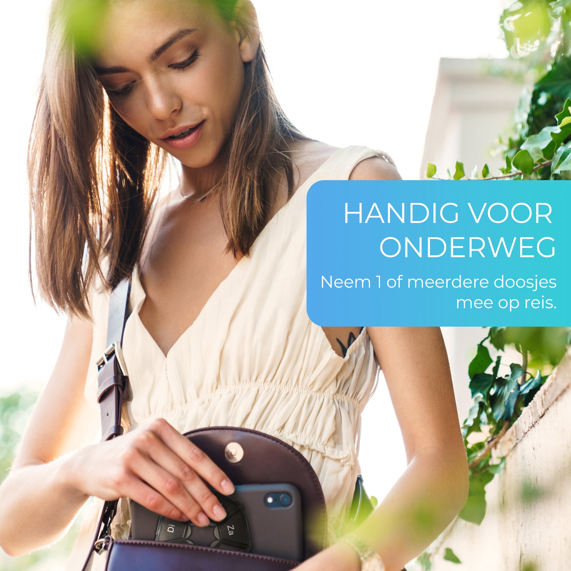 Pillendoos voor op reis – past in broekzak of handbagage