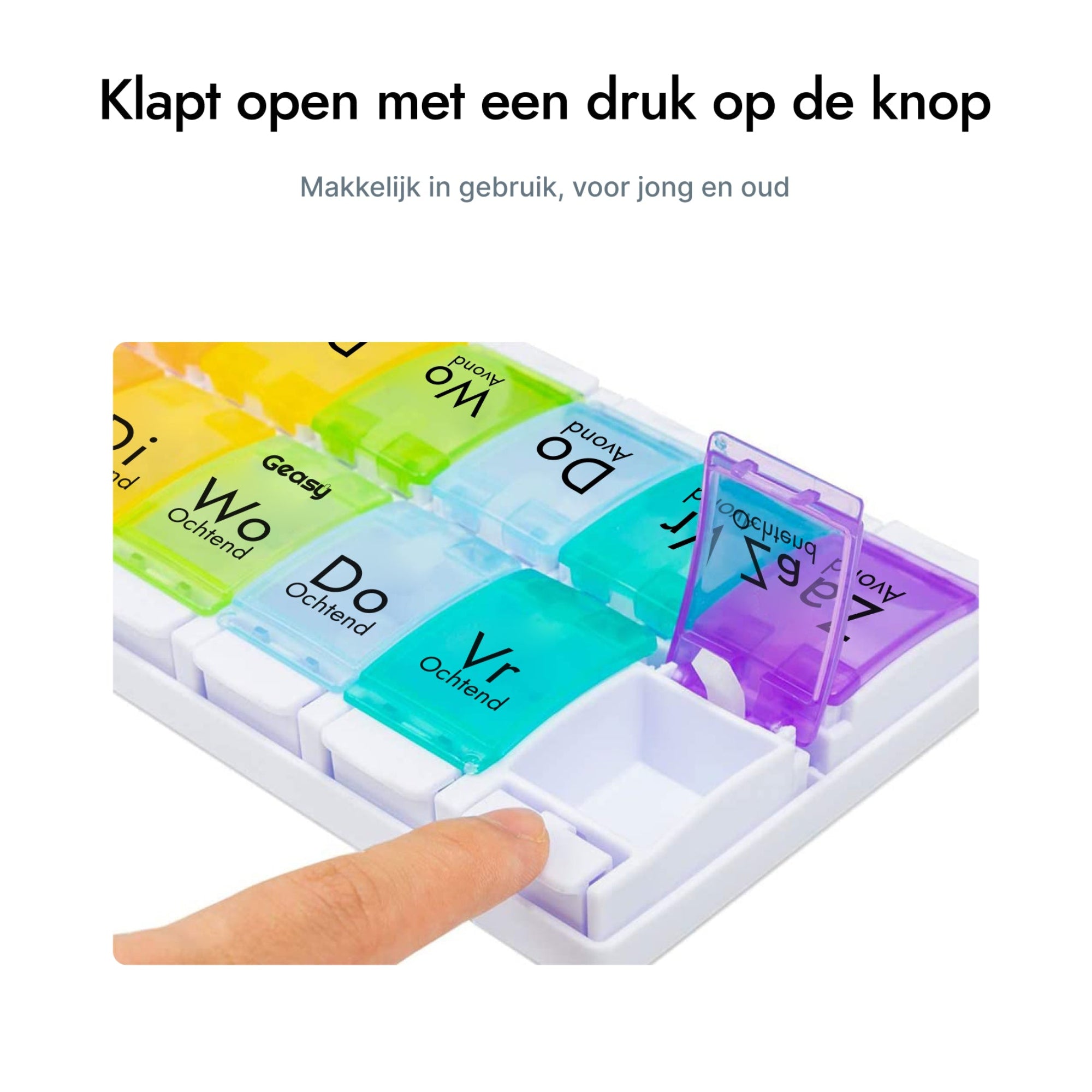 Handig kliksysteem – eenvoudig openen en veilig afsluiten