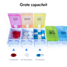 Ruime medicijndoos – geschikt voor meerdere tabletten per vak
