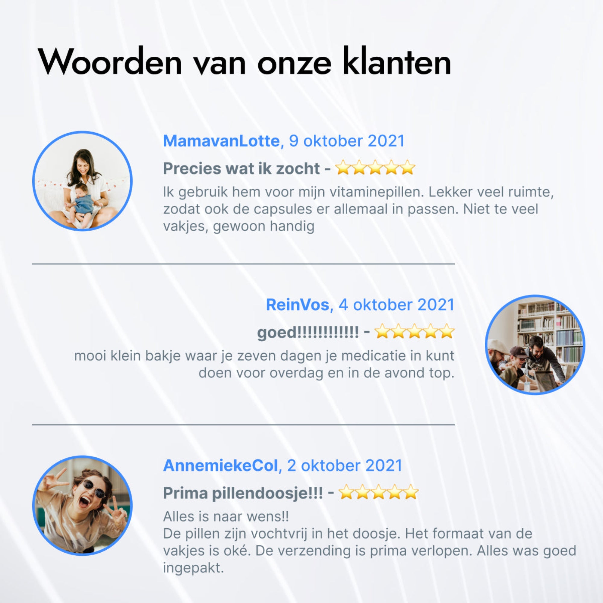 Klantbeoordeling GEASY pillendoos 7 dagen kliksysteem gekleurd – positieve ervaringen en hoge klanttevredenheid