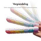 Sterke sluiting voorkomt ongewenste opening en pillenverlies