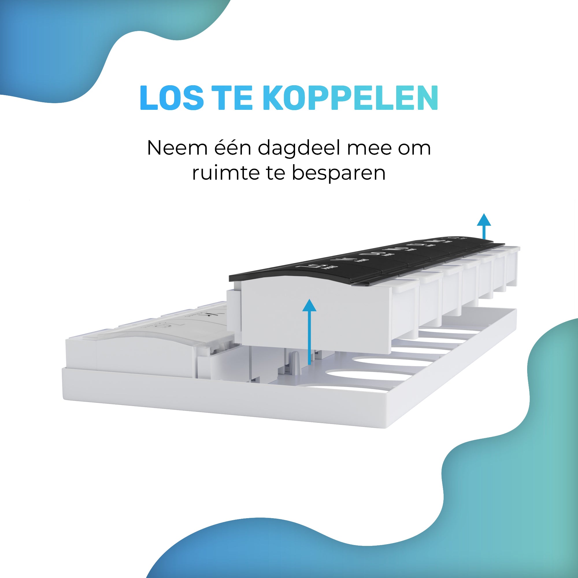 Handige pillendoos voor op reis – past in tas of koffer