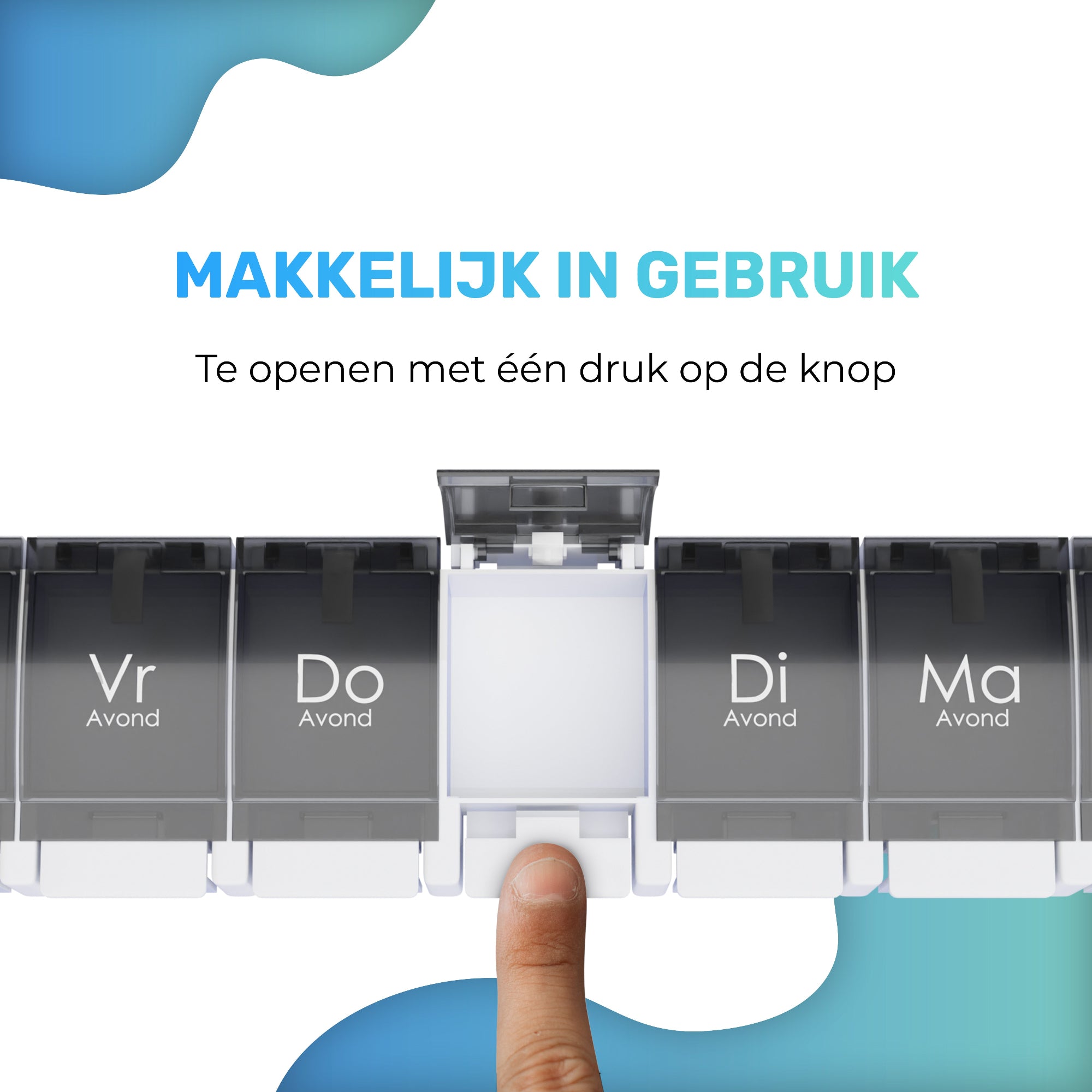 Handig kliksysteem – eenvoudig openen en veilig afsluiten