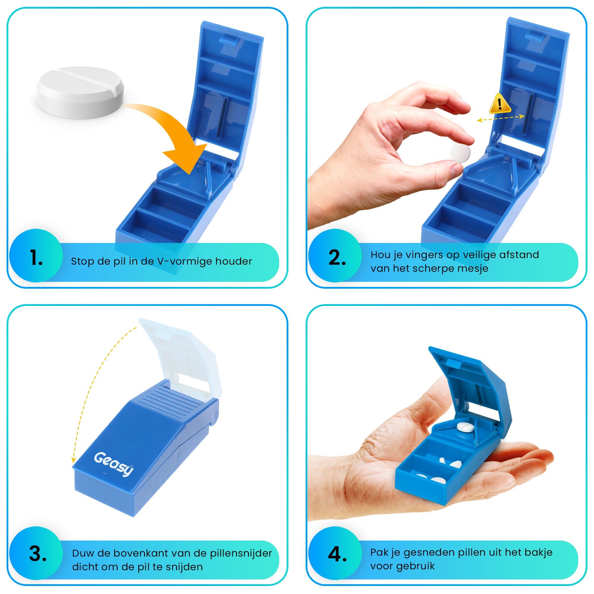 Pillensnijder stappenplan – hoe je pillen veilig en precies snijdt
