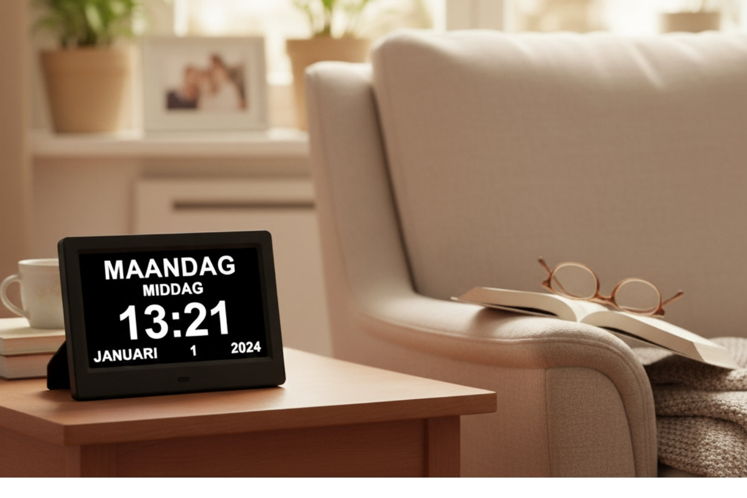 De voordelen van een dementieklok met afsprakenfunctie