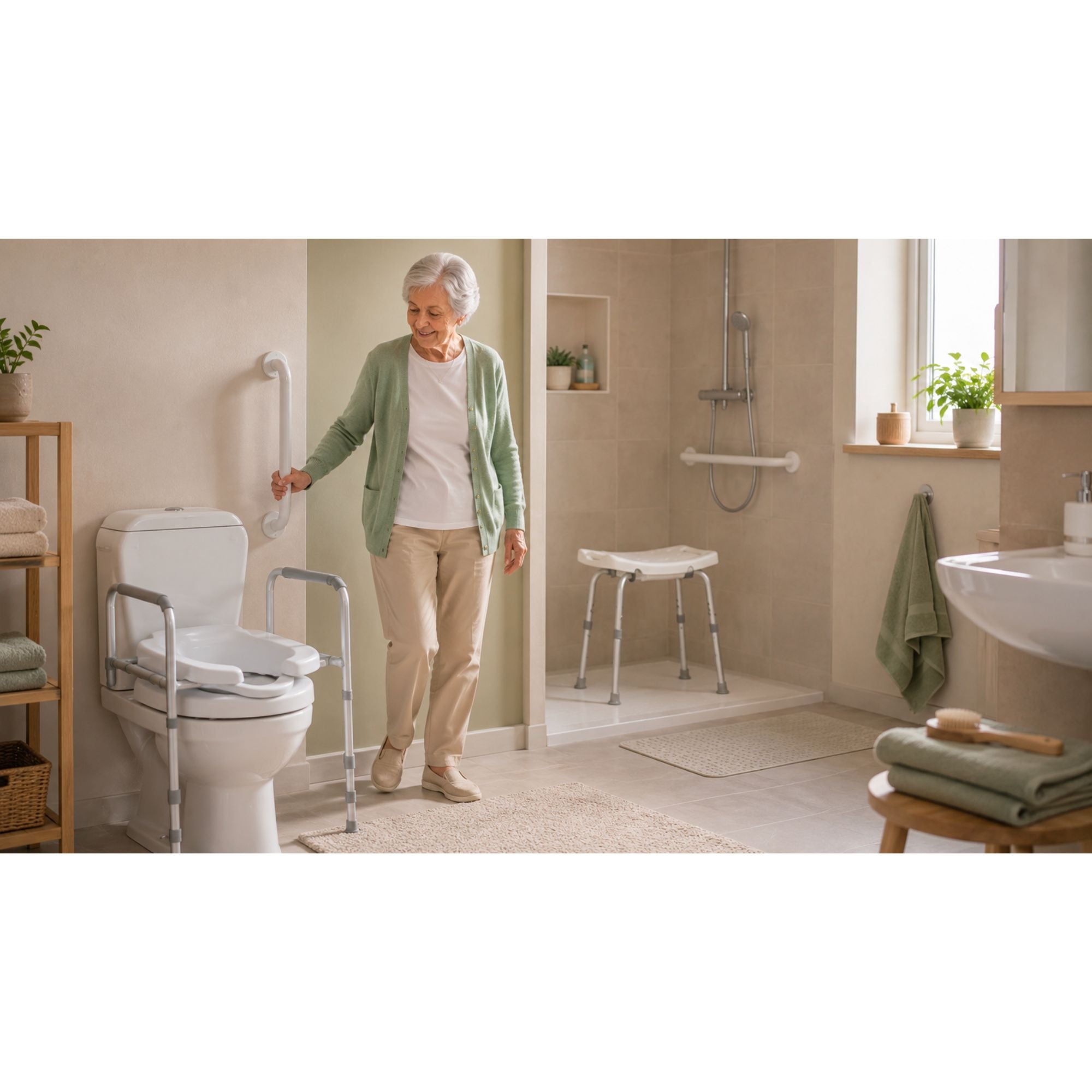 Veiligheid in de badkamer en op het toilet: de beste hulpmiddelen