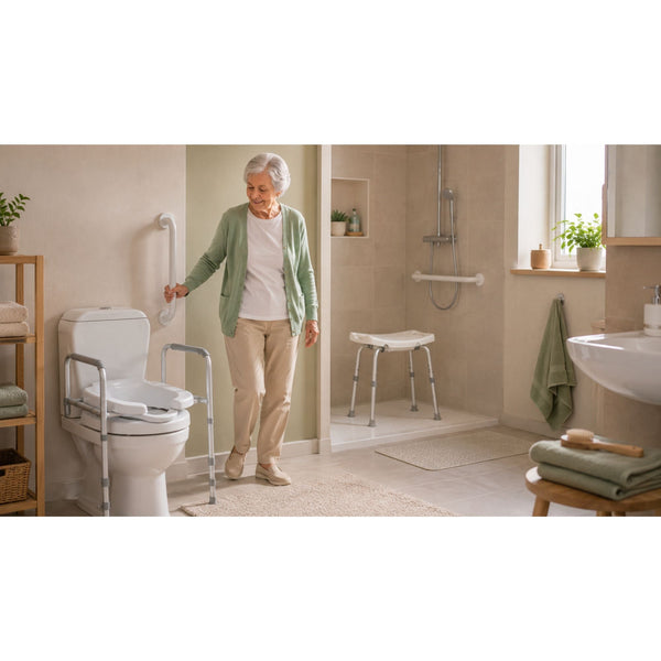 Veiligheid in de badkamer en op het toilet: de beste hulpmiddelen