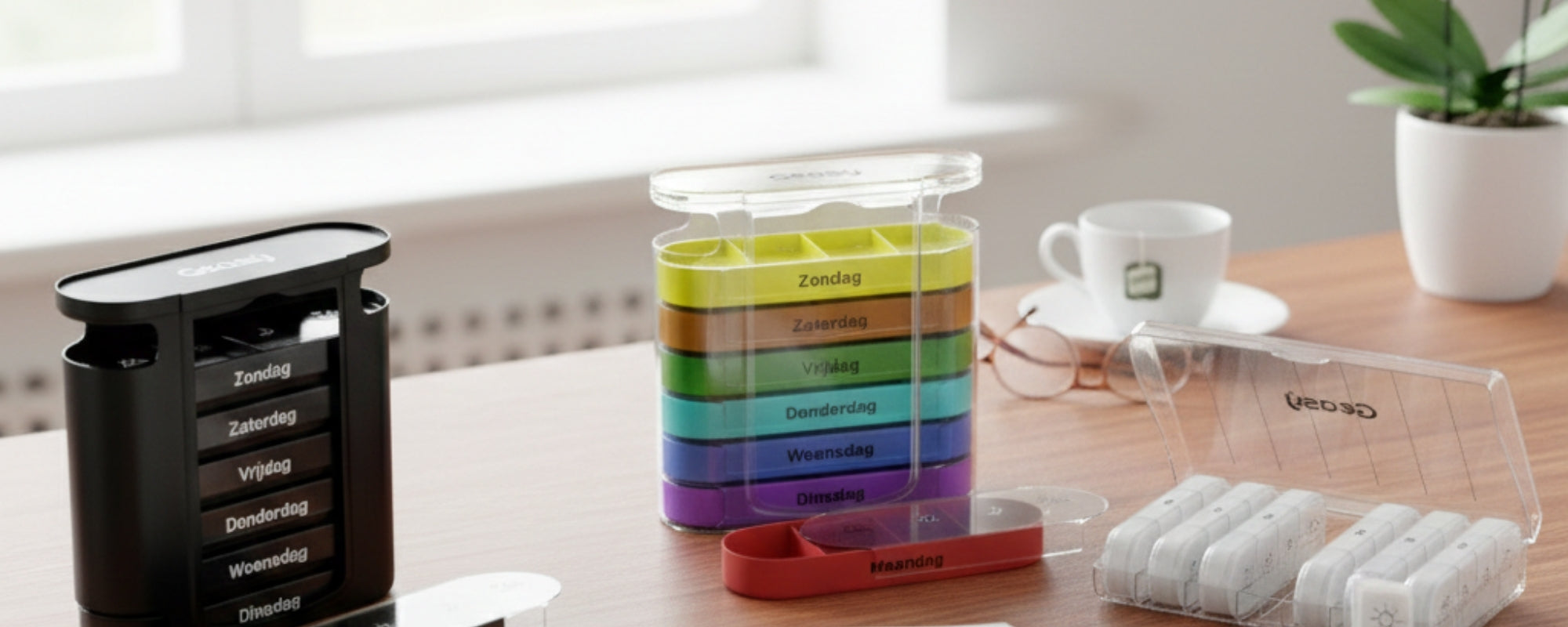 Medicijnen vergeten? Hoe een pillendoos met 4 vakken structuur biedt bij vergeetachtigheid en dementie