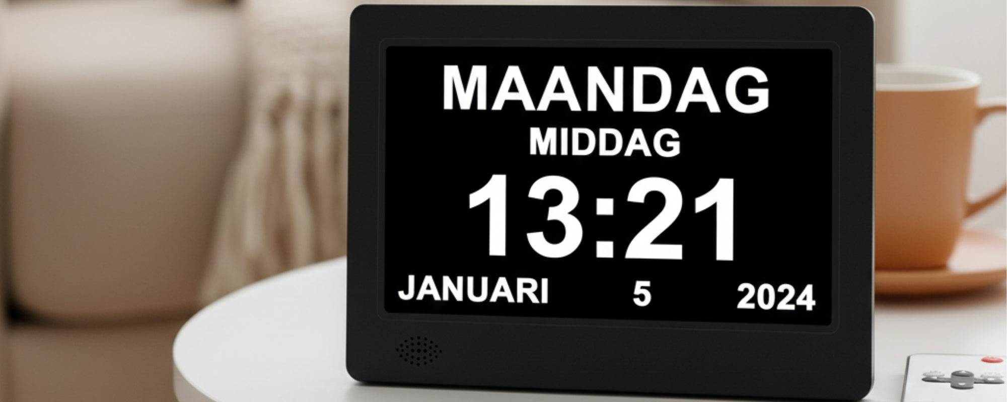 Klok voor slechtzienden kopen? Waarom contrast en formaat cruciaal zijn