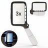 Vergrootglas met 5 LED-Verlichting – 3x Zoom – Rechthoek