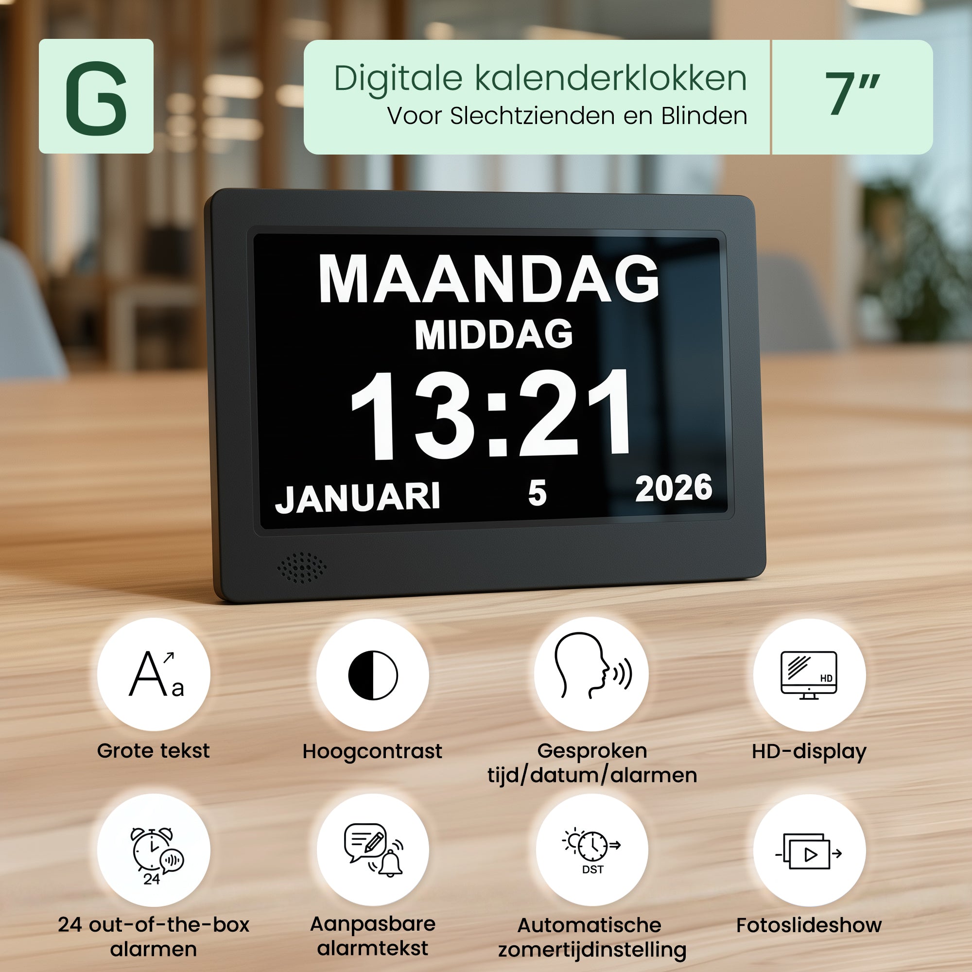 GEASY Digitale Dementieklok
