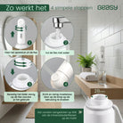 GEASY oplaadbare draagbare bidet met eenvoudige bediening in vier stappen en aansluiting op waterfles