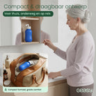 GEASY draagbare bidet blauw met compact ontwerp voor thuis, onderweg en op reis