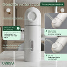 GEASY elektrische peri bottle met gerichte waterstraal, twee waterdrukstanden en zachte of krachtige reiniging