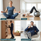 GEASY antislip sokken voor yoga, pilates, dagelijks gebruik en comfort thuis
