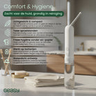 GEASY elektrische peri bottle wit voor zachte hygiëne, grondige reiniging en dagelijks gebruik