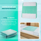 GEASY wasbare incontinentie onderlegger 60x90 cm met instopstroken – duurzame en waterdichte matrasbeschermer voor bed, stoel of bank. Wasbaar op 90 graden, snel drogend en geschikt voor ouderen, kinderen en huisdieren.