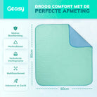 Geasy Incontinentie Bed Onderleggers Wasbaar Lekvrij Instopstroken