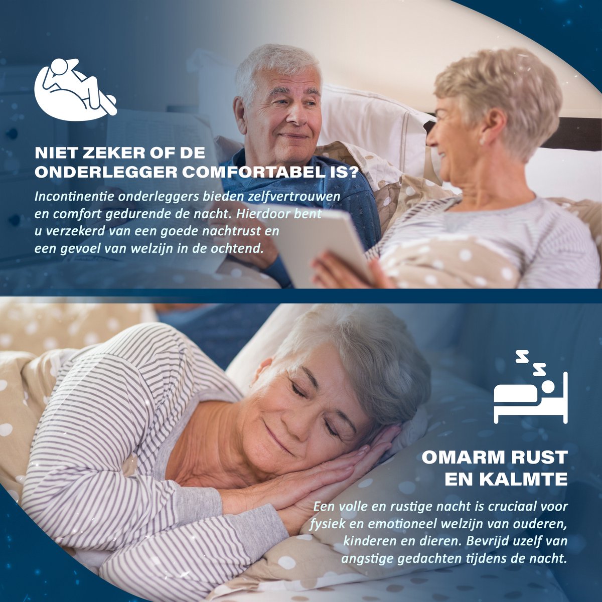 Geasy Incontinentie Bed Onderleggers Lekvrij Slaap Comfortabel