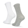 Antislip Sokken 2 paar – Lichtgrijs/Wit – 36-41 – Pure Grip