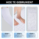 Instructies voor het gebruik van de GEASY antislip badmat