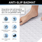 Kenmerken van de GEASY antislip badmat: Anti-slip, makkelijk schoon te maken, milieuvriendelijk, geen chemische lucht, BPA-vrij