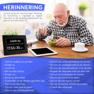 GEASY Dementieklok met 20+ herinneringen – helpt bij medicatie, maaltijden en afspraken