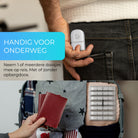 Pillendoos voor op reis 7 dagen 4 vakken transparant – compact formaat, perfect voor handbagage en dagelijks gebruik